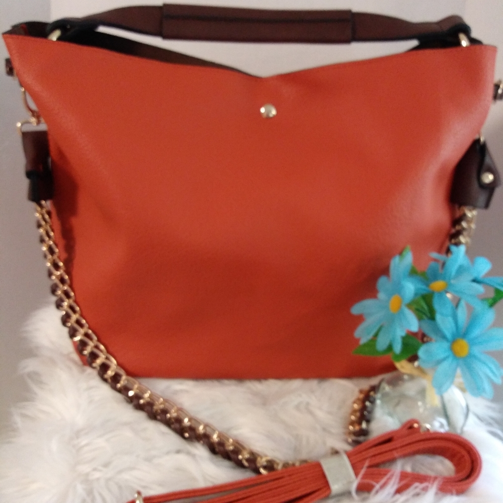Rust Color 2 in 1 Handbag set - Picture 7 of 8